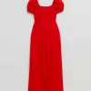 Best Aben Tie-Back Detail Jumpsuit Kvinder Jumpsuits