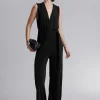 Best Aermelos Jumpsuit Med Aben Ryg Kvinder Jumpsuits