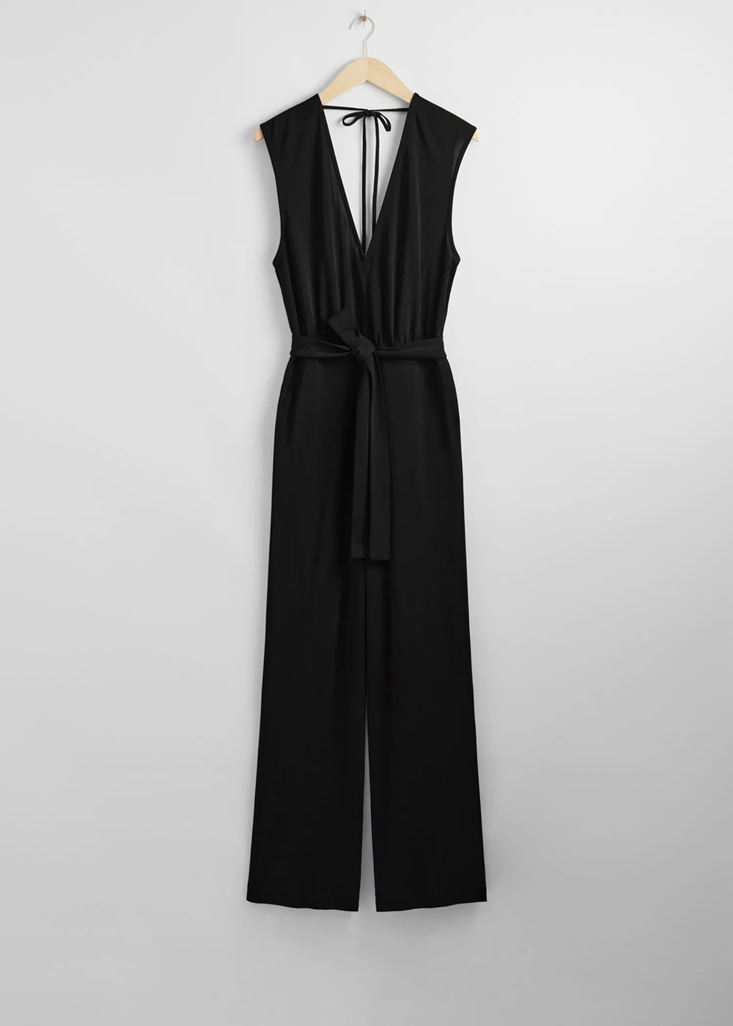 Best Aermelos Jumpsuit Med Aben Ryg Kvinder Jumpsuits