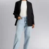 Online Afslappede Tilspidsede Jeans Kvinder Denim