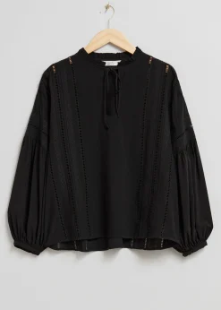 Best Sale Afslappet Broderibluse Kvinder Bluser Og Skjorter