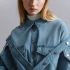 Shop Afslappet Denimskjorte Kvinder Denim