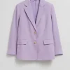 New Afslappet Enkeltradet Linned Blazer Kvinder Sæt Og Dragter