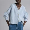 New Afslappet Strik Cardigan Kvinder Strik