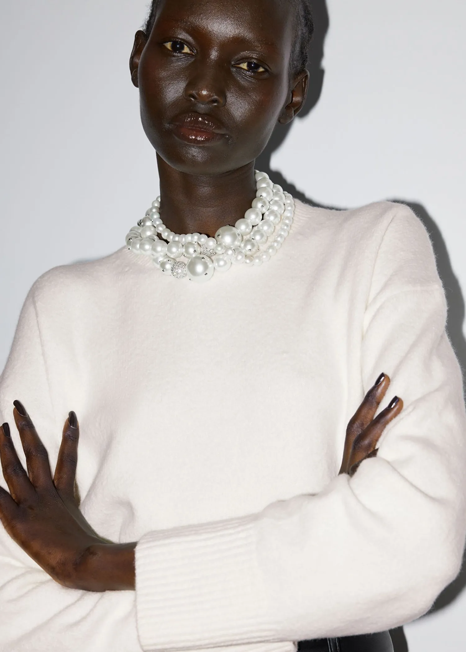 Discount Afslappet Striktroje Kvinder Strik