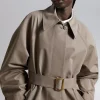 Online Afslappet Trenchcoat Kvinder Frakker & Jakker