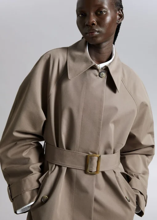 Online Afslappet Trenchcoat Kvinder Frakker & Jakker