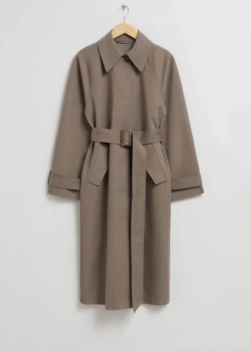 Online Afslappet Trenchcoat Kvinder Frakker & Jakker