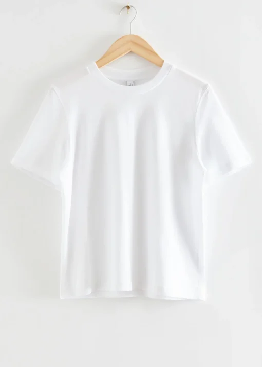 Online Afslappet T-Shirt Kvinder Denim