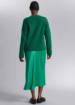 Store A-Line Midi Nederdel Kvinder Nederdele