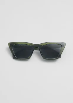 Store Angular Cat Eye Solbriller Kvinder Solbriller