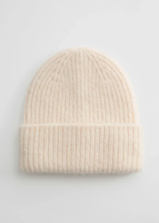 Hot Beanie Af Uldblanding Kvinder Matchende Sæt