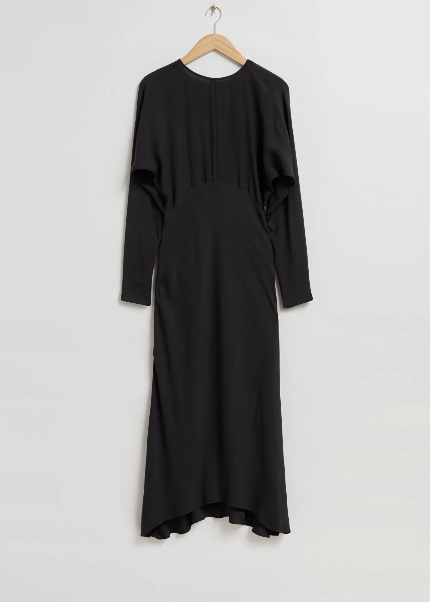 Best Sale Bias-Cut Midi-Kjole Kvinder Kjoler