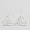 Fashion Blomsterbroderet Blod Bh Kvinder Bh'Er