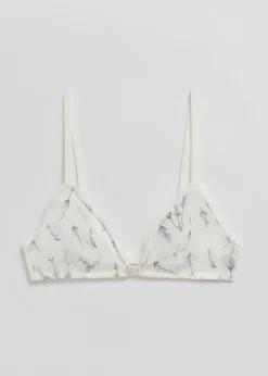 Fashion Blomsterbroderet Blod Bh Kvinder Bh'Er