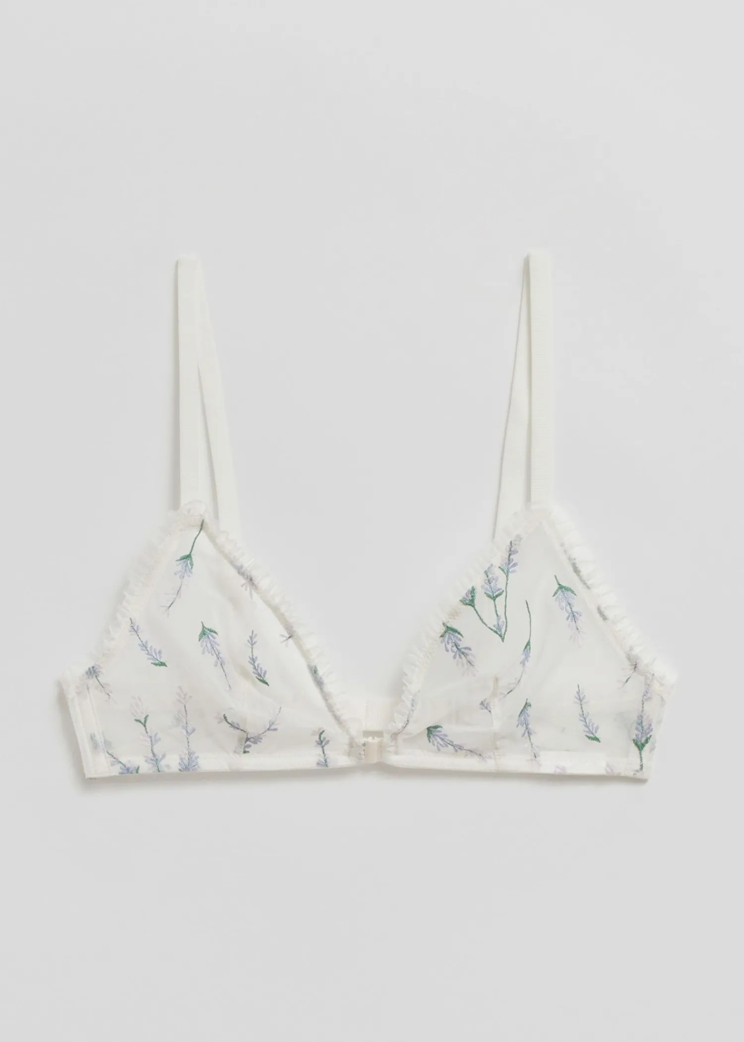 Fashion Blomsterbroderet Blod Bh Kvinder Bh'Er
