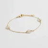 Hot Blomsterkaede Armband Kvinder Armband