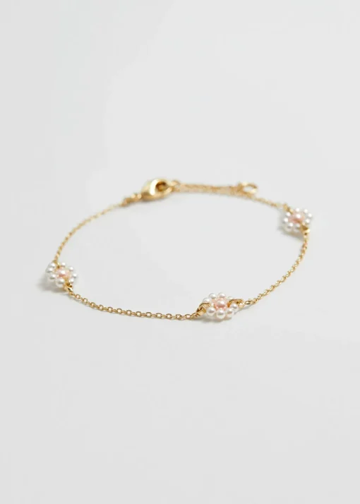 Hot Blomsterkaede Armband Kvinder Armband