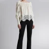 Cheap Bluse Med Blonder Kvinder Bluser Og Skjorter