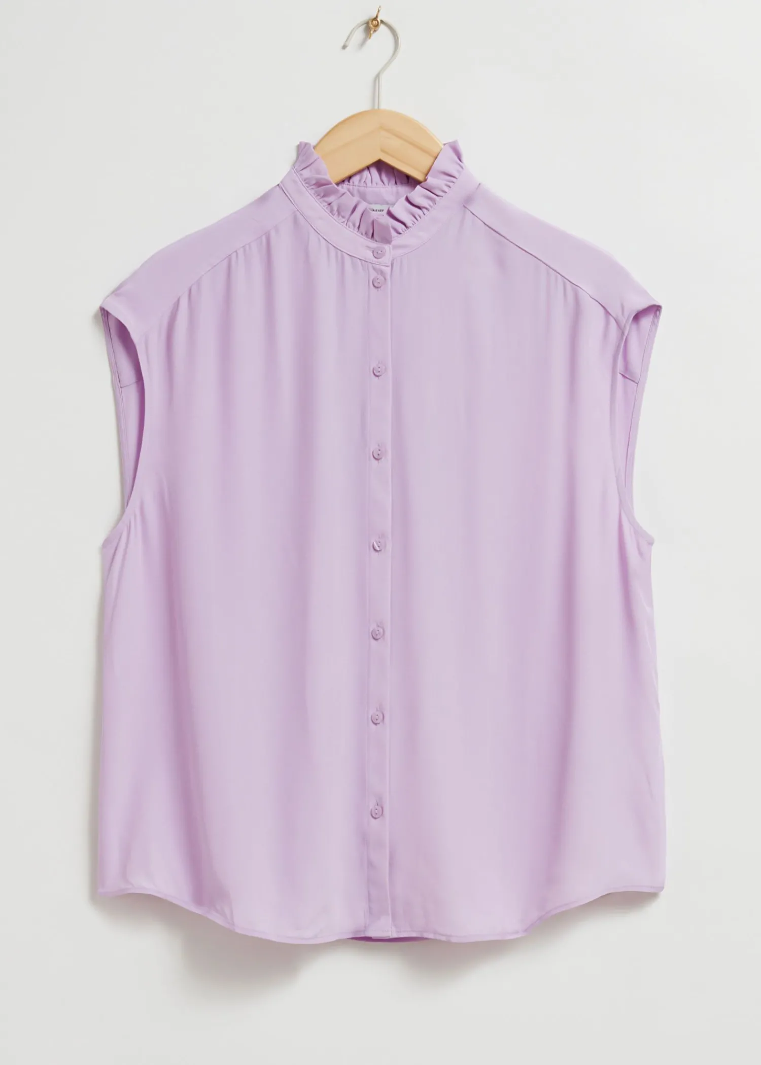 Discount Bluse Med Flaeserkrave Kvinder Bluser Og Skjorter