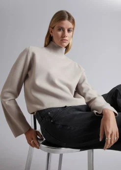 Flash Sale Boxy Rullekrave Striktroje Kvinder Strik