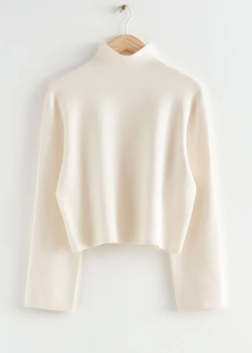 Best Sale Boxy Rullekrave Striktroje Kvinder Strik