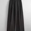 Fashion Brede Skraeddersyede Bukser Kvinder Toppe