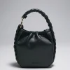 Clearance Bucket Bag I Flettet Laeder Kvinder Tasker