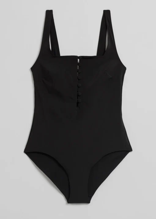 New Button Up Badedragt Kvinder Badetøj