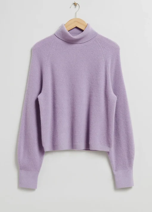 Hot Cashmere Rullekrave Sweater Kvinder Kashmir