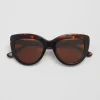 Clearance Cat-Eye Acetate Solbriller Kvinder Solbriller