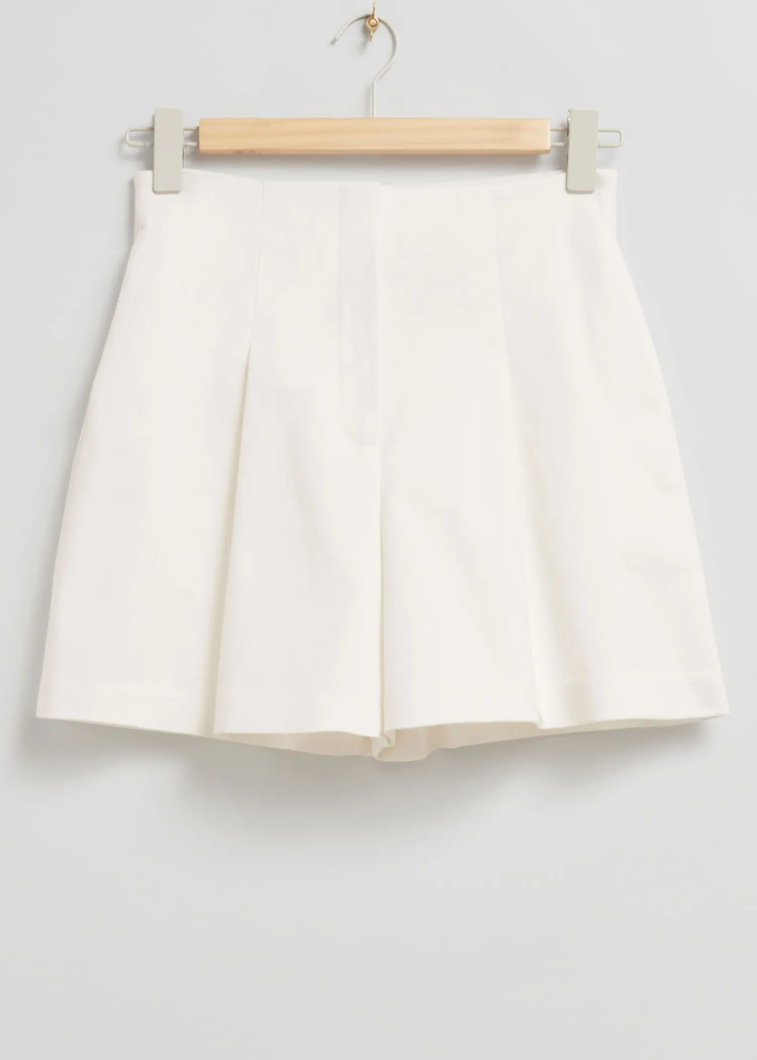Hot Chino-Shorts Med Hoj Talje Kvinder Bukser