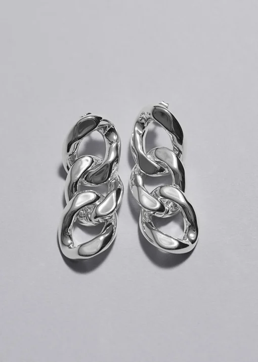 Shop Chunky Drop Chain Oreringe Kvinder Oreringe