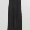 Outlet Cupro Pin Tuck Bukser Kvinder Bukser