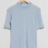 New Delikat Strik T-Shirt Kvinder Toppe