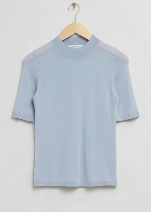 New Delikat Strik T-Shirt Kvinder Toppe