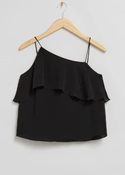 Flash Sale Diagonal Flaeseoverdel Kvinder Toppe