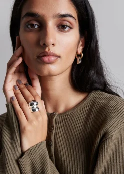 Best Dobbelt Kuppel Ring Kvinder Ringe