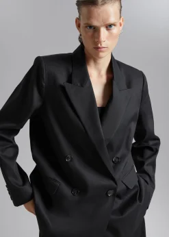 Best Dobbeltradet Blazer Kvinder Blazere