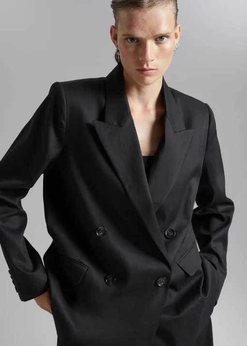 Best Dobbeltradet Blazer Kvinder Blazere