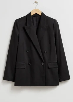 Best Dobbeltradet Blazer Kvinder Blazere