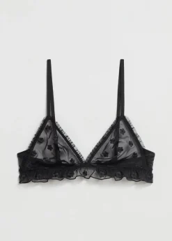 Sale Frilled Sheer Soft Bh Kvinder Bh'Er
