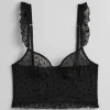 Online Frilled Star-Motif Bustier Kvinder Bh'Er