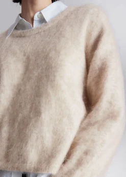 Best Sale Fuzzy Knit Jumper Kvinder Strik