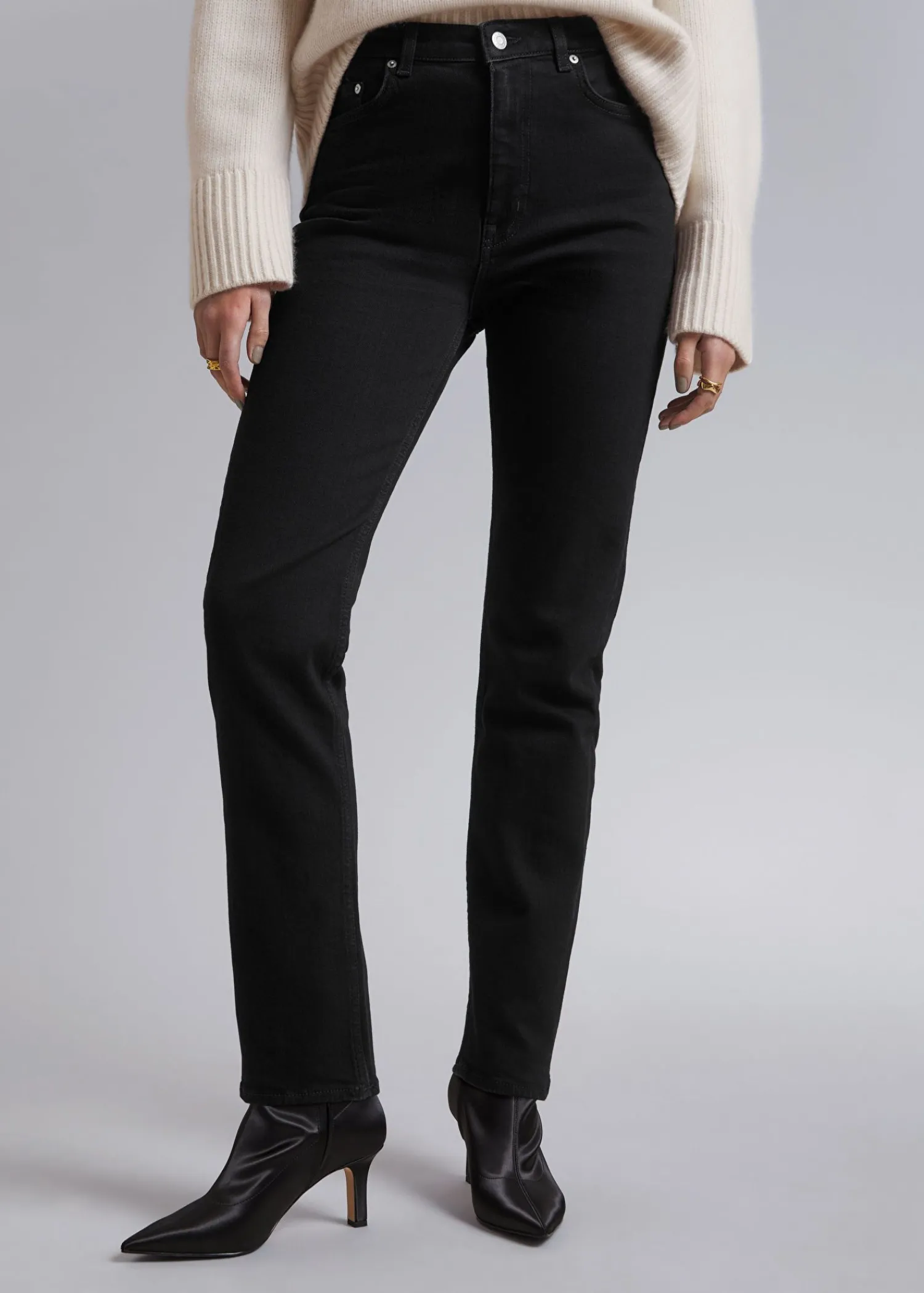 Cheap Jeans I Slanke Snit Kvinder Denim