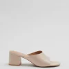 Cheap Klassiske Laedermuler Kvinder Sandaler Med Hael