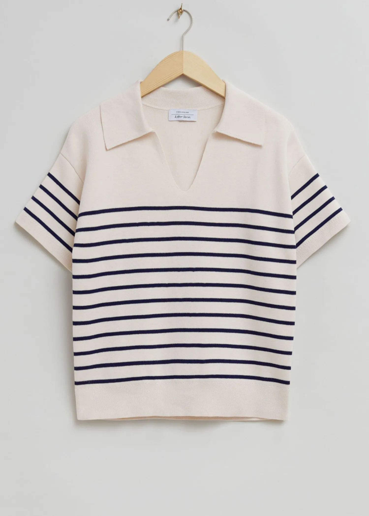 Store Kortaermet Sweater Med Aben Krave Kvinder Toppe
