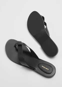 Cheap Laedersandaler Kvinder Flade Sandaler