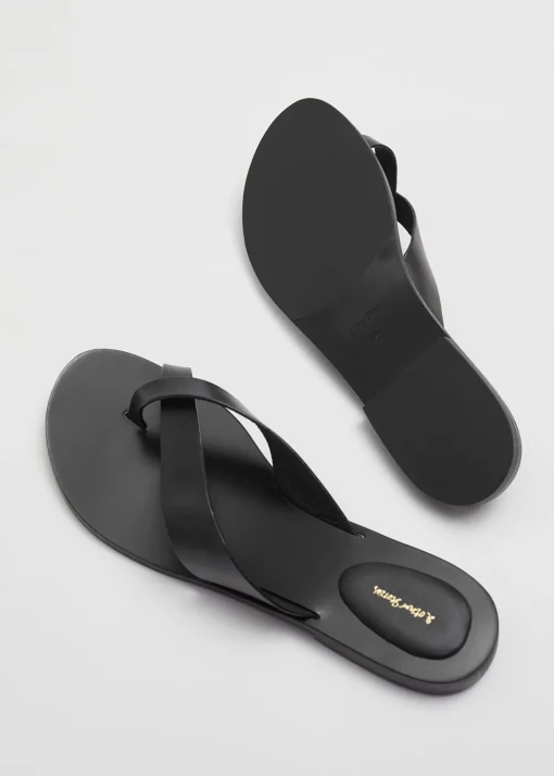 Cheap Laedersandaler Kvinder Flade Sandaler