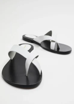 New Laedersandaler Kvinder Flade Sandaler